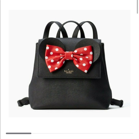 NWOT Kate Spade New York x Minnie Mouse Small Neema Backpack in Black